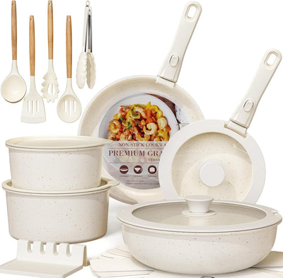 Hously™ 21-Piece Complete Cookware Set