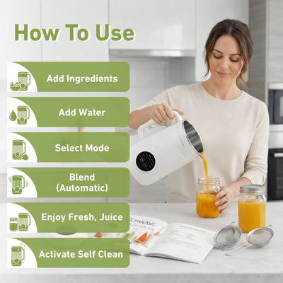 KitchWave™ 8-in-1 Plant Milk Maker